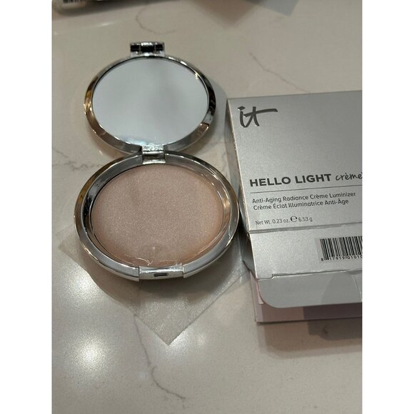 IT Cosmetics Hello Light Creme Anti-Aging Luminizer Radiance 0.23oz. New In Box. - Picture 7 of 14